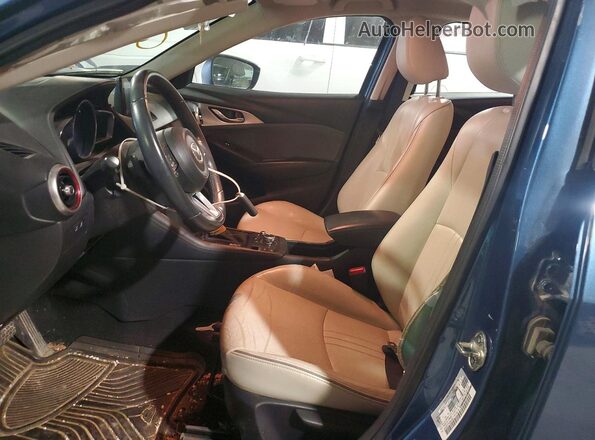 JM1DKFD71K0441547 2019 MAZDA CX-3 Синий Вид салона спереди