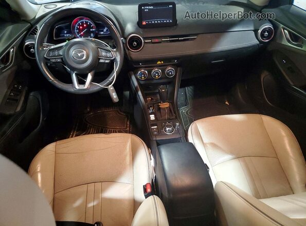 JM1DKFD71K0441547 2019 MAZDA CX-3 Синий Вид панели приборов