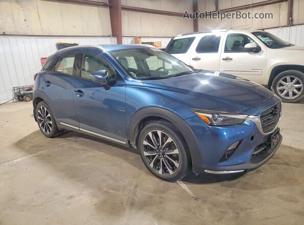 JM1DKFD71K0441547 2019 MAZDA CX-3 Синий Передняя правая четверть
