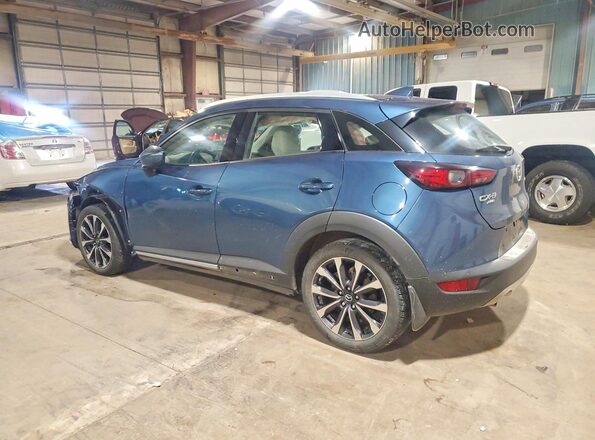 JM1DKFD71K0441547 2019 MAZDA CX-3 Синий Задняя левая четверть