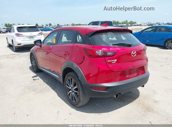JM1DKFD76J0301461 2018 MAZDA CX-3 Red Trasero izquierdo