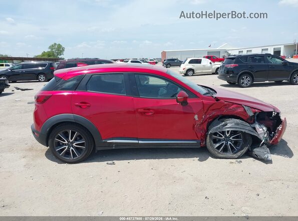 JM1DKFD76J0301461 2018 MAZDA CX-3 Red Vista interior trasera