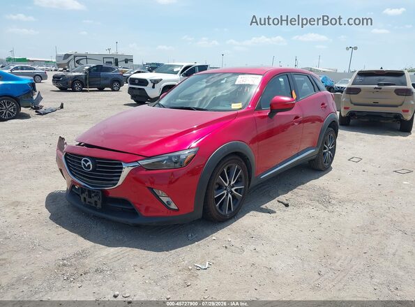 JM1DKFD76J0301461 2018 MAZDA CX-3 Red Vista tres cuartos delantera izquierda