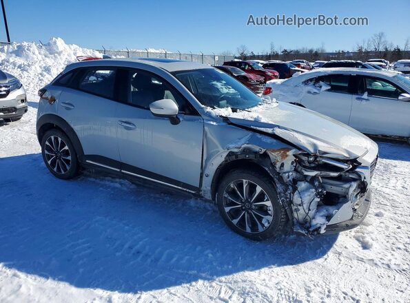 JM1DKFD77M1511047 2021 MAZDA CX-3 Silver Delantero derecho