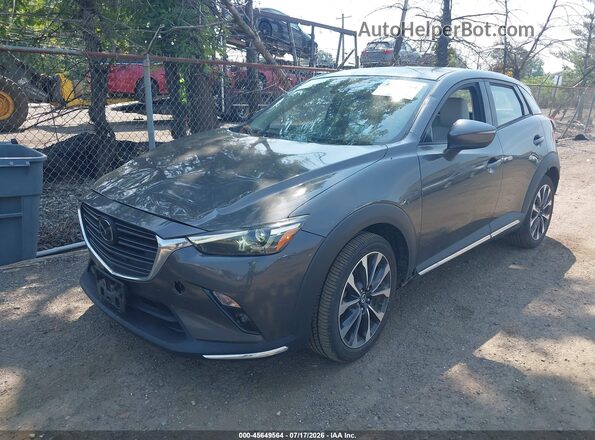 JM1DKFD78K0430643 2019 MAZDA CX-3 Gray Передня ліва чверть