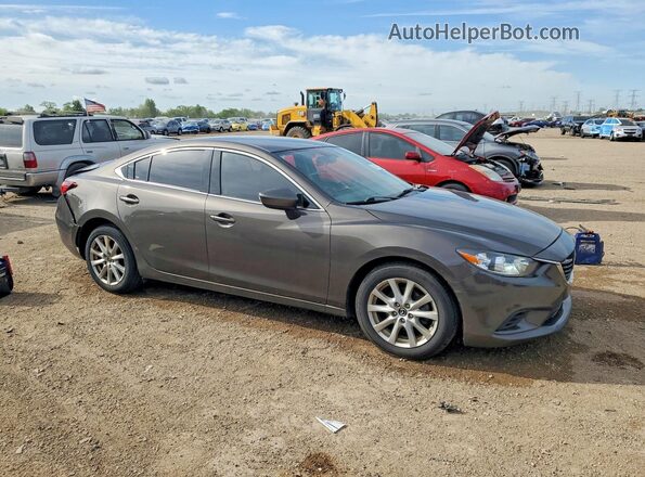 JM1GJ1U52G1424243 2016 MAZDA 6 Gray Przód prawy