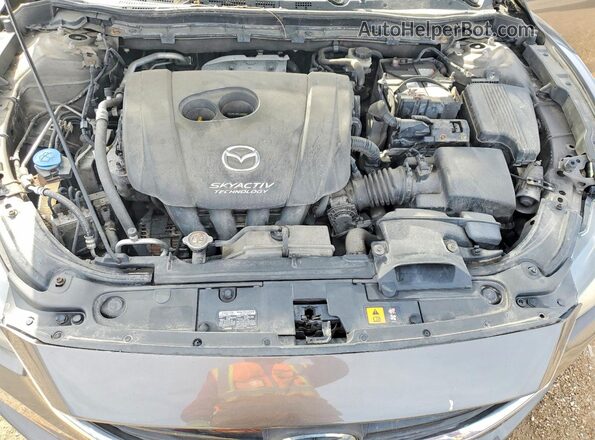 JM1GJ1U52G1424243 2016 MAZDA 6 Gray Widok wnętrza z tyłu