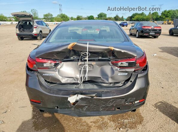 JM1GJ1U52G1424243 2016 MAZDA 6 Gray Widok z tyłu