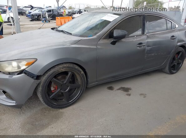 JM1GJ1U54G1406830 2016 MAZDA 6 Gray Դիմացի տեսք