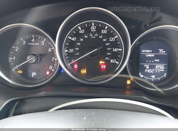 JM1GJ1U54G1406830 2016 MAZDA 6 Gray Հետևի նստատեղերի տեսք