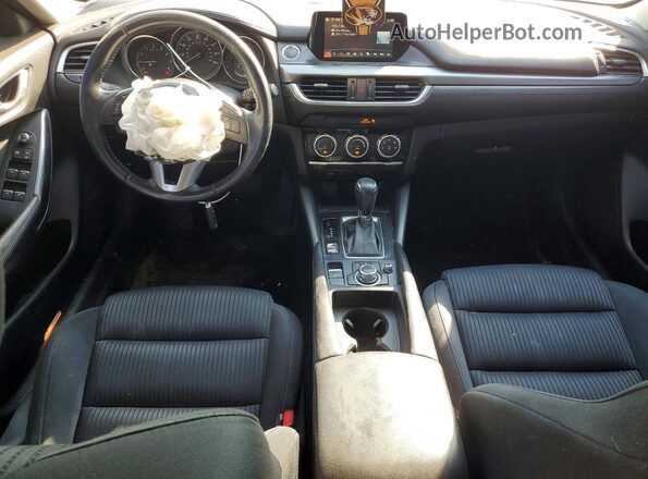 JM1GJ1U55G1401863 2016 MAZDA 6 White Вид панелі приладів