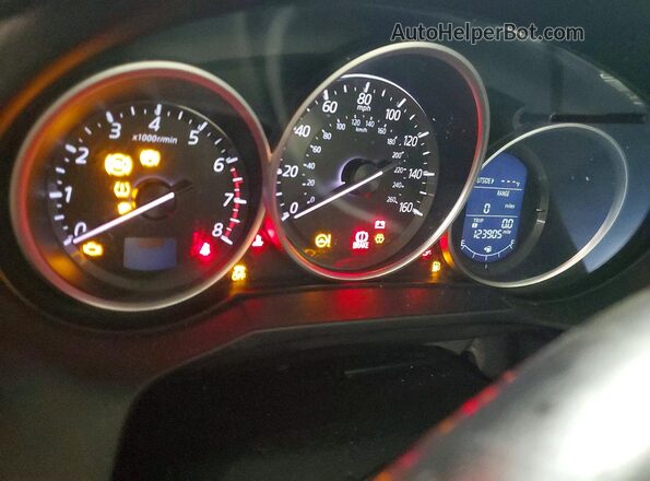 JM1GJ1U55G1468320 2016 MAZDA 6 Blue Widok zestawu wskaźników