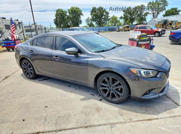 JM1GJ1U58G1408001 2016 MAZDA 6 Gray წინა მარჯვენა
