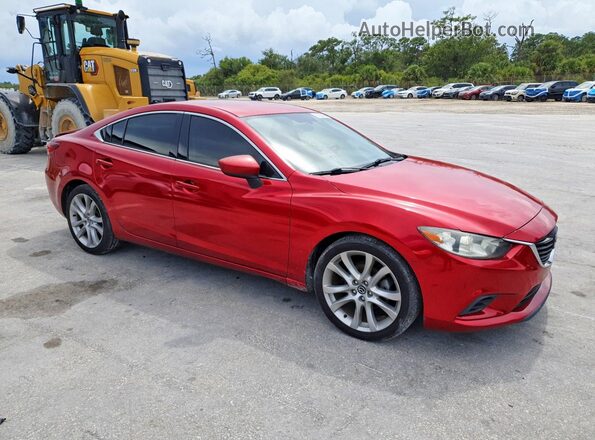 JM1GJ1V50G1474587 2016 MAZDA 6 Red წინა მარჯვენა