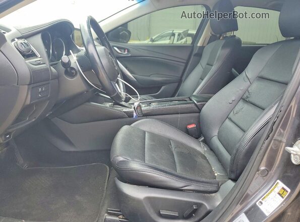JM1GJ1V52G1424497 2016 MAZDA 6 Charcoal Սալոնի դիմացի տեսք