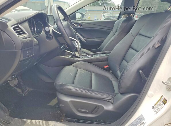 JM1GJ1V53G1413671 2016 MAZDA 6 Белый Вид салона спереди