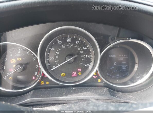 JM1GJ1V55G1451239 2016 MAZDA 6 Black Widok tylnych siedzeń