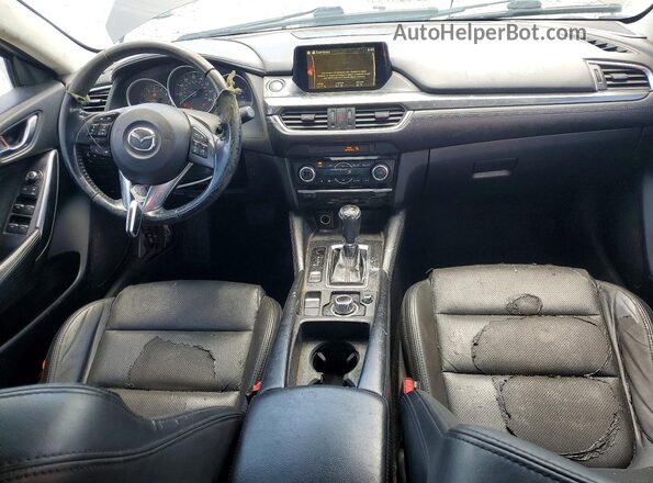 JM1GJ1V55G1485357 2016 MAZDA 6 Gray Vista del salpicadero