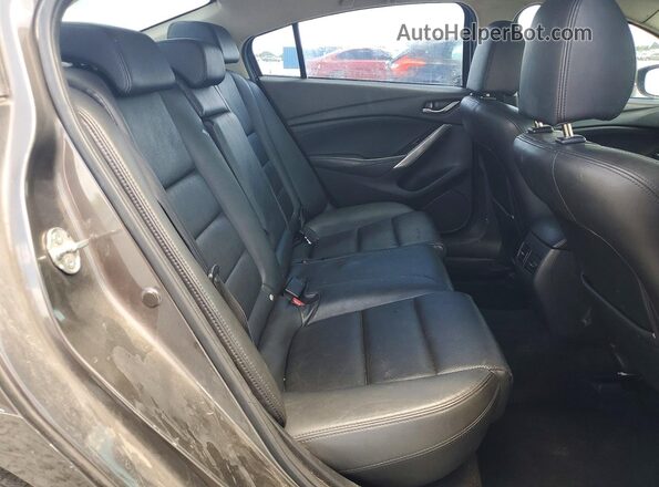 JM1GJ1V55G1485357 2016 MAZDA 6 Gray Vista de los asientos traseros