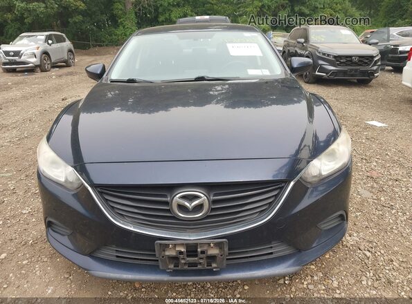 JM1GJ1V56G1467501 2016 MAZDA 6 Blue Widok z przodu