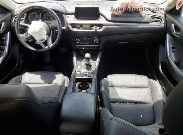 JM1GJ1V58G1428697 2016 MAZDA 6 Red Widok deski rozdzielczej