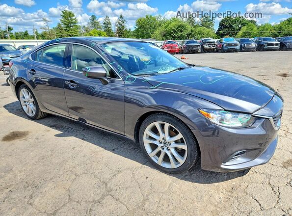 JM1GJ1V58G1474952 2016 MAZDA 6 Gray წინა მარჯვენა