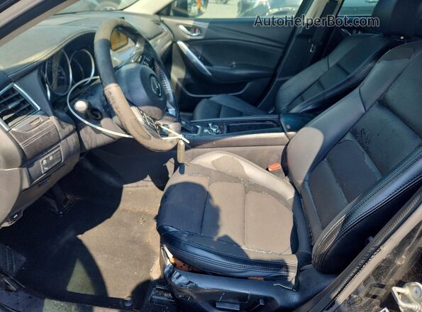 JM1GJ1V5XG1476055 2016 MAZDA 6 Черный Вид салона спереди