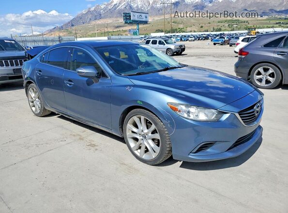 JM1GJ1V5XG1477870 2016 MAZDA 6 Blue Առջևի աջ