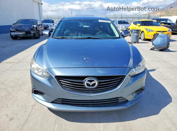 JM1GJ1V5XG1477870 2016 MAZDA 6 Blue Դիմացի տեսք