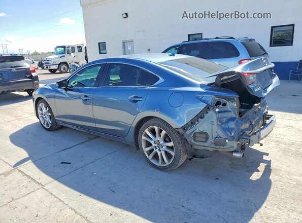 JM1GJ1V5XG1477870 2016 MAZDA 6 Blue Հետևի ձախ