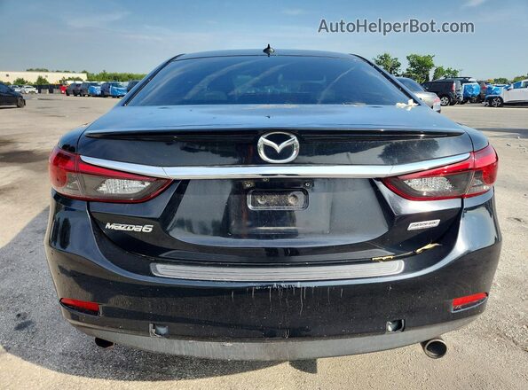 JM1GJ1W50G1402934 2016 MAZDA 6 Black Հետևի տեսք
