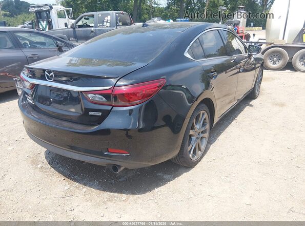 JM1GJ1W50G1403985 2016 MAZDA 6 Черный Задняя правая четверть