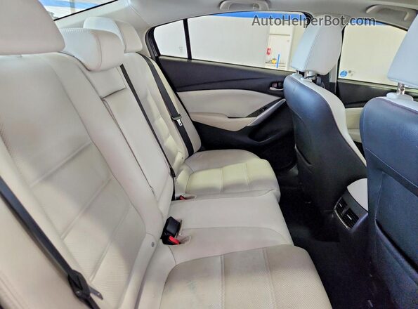 JM1GJ1W53G1427360 2016 MAZDA 6 Red Вид задніх сидінь