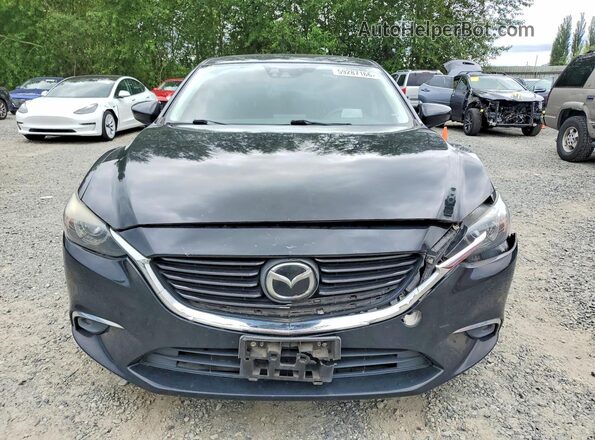 JM1GJ1W53G1452985 2016 MAZDA 6 Black Դիմացի տեսք