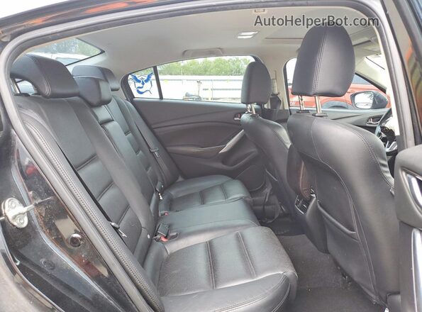 JM1GJ1W53G1452985 2016 MAZDA 6 Black Հետևի նստատեղերի տեսք