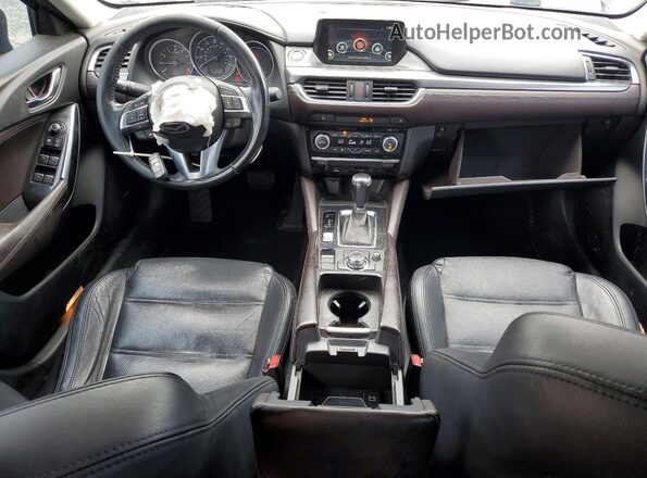 JM1GJ1W53G1452985 2016 MAZDA 6 Black Առջևի վահանակի տեսք