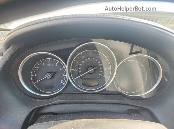 JM1GJ1W55G1400936 2016 MAZDA 6 White Vista del cuadro de instrumentos