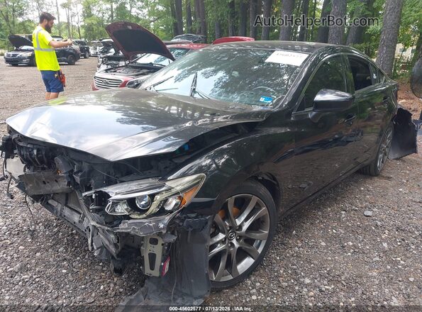 JM1GJ1W59G1485778 2016 MAZDA 6 Black Przód lewy