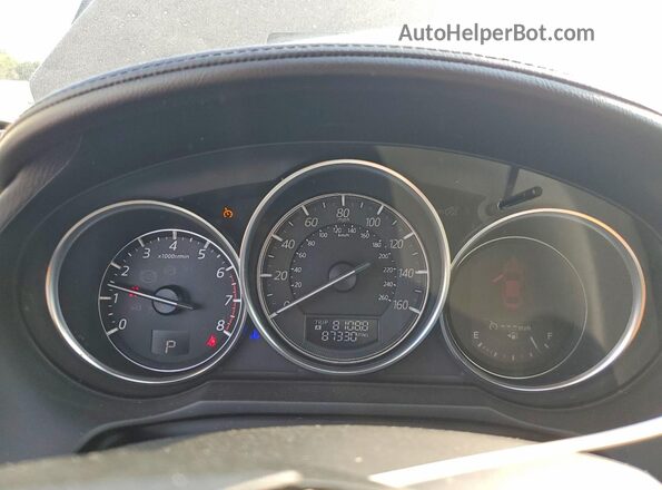 JM1GJ1W5XG1420583 2016 MAZDA 6 Black Widok zestawu wskaźników