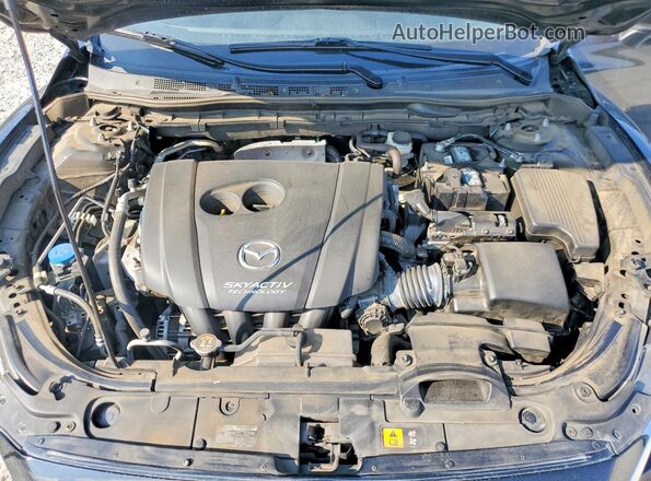 JM1GJ1W5XG1420583 2016 MAZDA 6 Black Widok wnętrza z tyłu