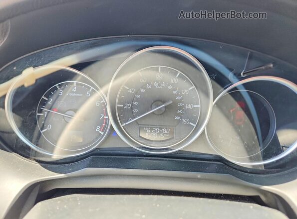 JM1GJ1W5XG1433706 2016 MAZDA 6 Blue ხელსაწყოთა პანელის ხედი