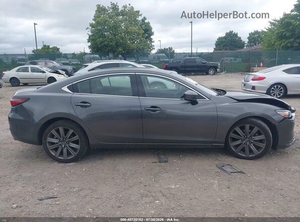 JM1GL1TY1J1330075 2018 MAZDA 6 Gray Vista interior trasera