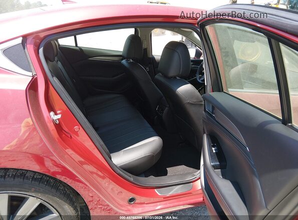 JM1GL1TY2J1301572 2018 MAZDA 6 Red VIN კოდის სტიკერის ხედი