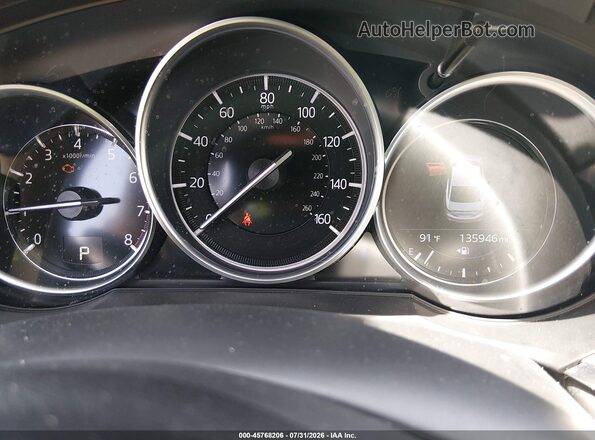 JM1GL1TY2J1301572 2018 MAZDA 6 Red უკანა სავარძლების ხედი