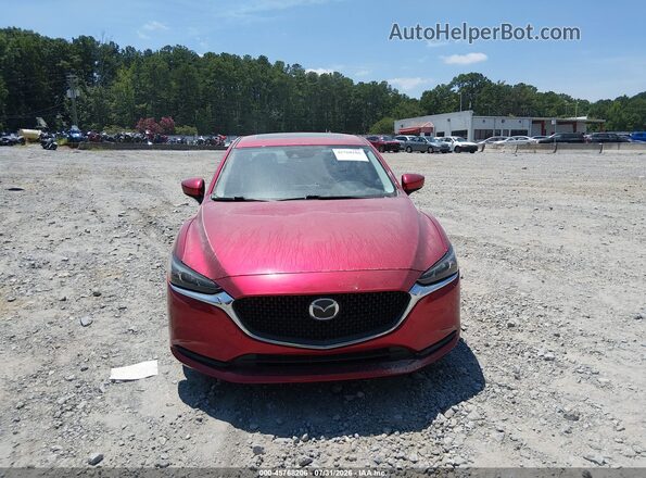 JM1GL1TY2J1301572 2018 MAZDA 6 Red ხელსაწყოთა პანელის ხედი