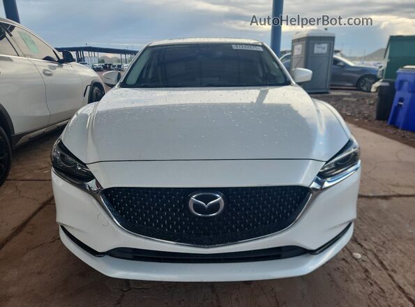 JM1GL1TY4J1301069 2018 MAZDA 6 White Вид спереду