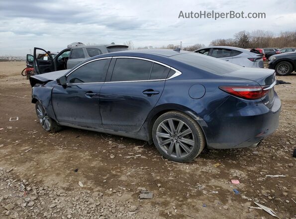 JM1GL1TY4K1502519 2019 MAZDA 6 Blue Trasero izquierdo