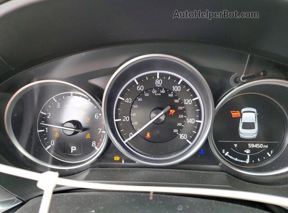JM1GL1TY4K1502519 2019 MAZDA 6 Blue Vista del cuadro de instrumentos