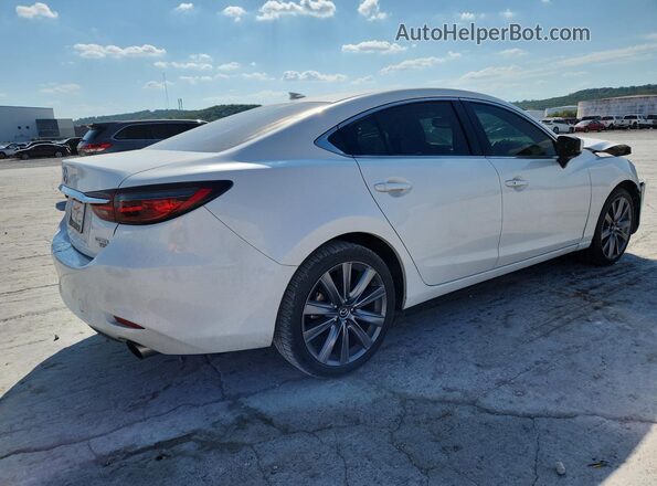 JM1GL1TY4M1609217 2021 MAZDA 6 Белый Задняя правая четверть