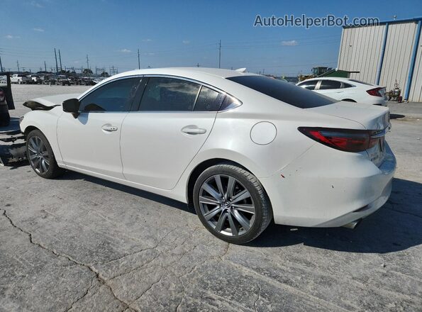 JM1GL1TY4M1609217 2021 MAZDA 6 Белый Задняя левая четверть